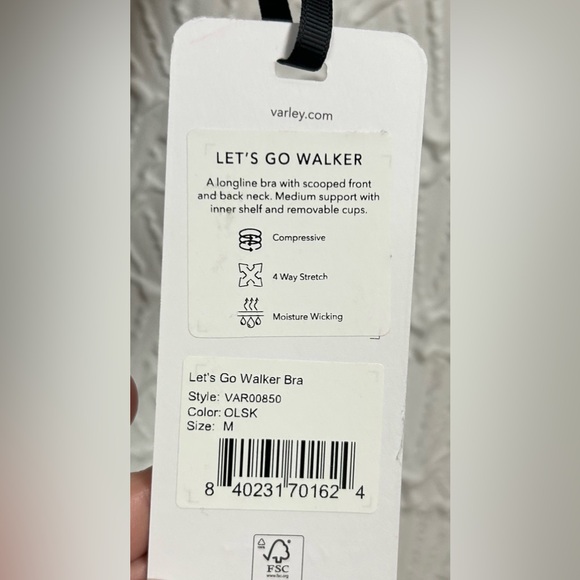 NWT Varley Lets Go Walker Medium Snakeskin Bra - Picture 6 of 9